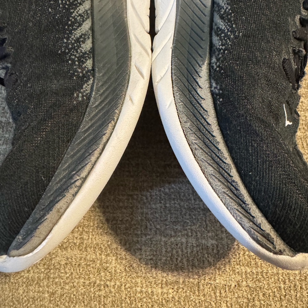 Hoka Mach 5 Black and White Athletic Sneakers. Size 8B - Picture 7 of 8